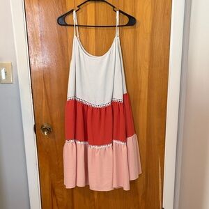 SHEIN Curve Color Block Dress